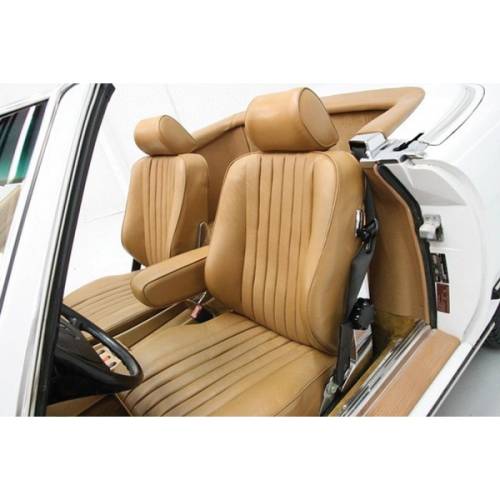 Performance Products® - Mercedes® Front Seat Cover Kit, Leather, Sedan, 1972-1980 (116)