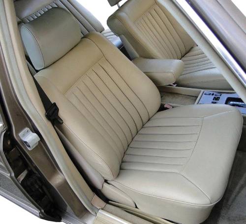 Performance Products® - Mercedes® Front Seat Cover Kit With Back Panels, Leather, SE/SEL/S/SDL, Sedan, 1981-1991 (126)