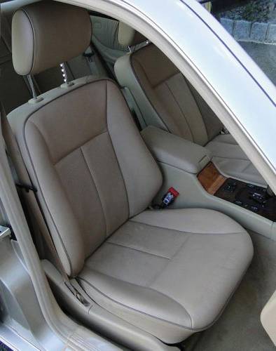 Performance Products® - Mercedes® Front Seat Cover, Leather For E320 4Matic, WithBack Panels, 1998-2002