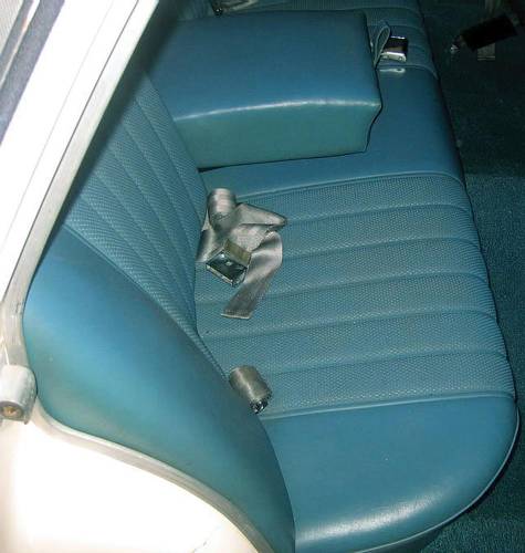 Performance Products® - Mercedes® Rear Seat Cover, Leather For 230, 1967-1976