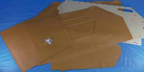 WORLD UPHOLSTERY - Door and Rear Quarter Panel Upholstery Kit, For Mercedes® SL Models 1972-1989