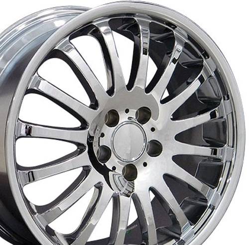 Performance Products® - Mercedes® 162 Replica Wheel, 18 X 8, , Chrome, 1988-2005