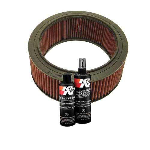 Performance Products® - Mercedes® K&N Air Filter Kit, With Recharger, 1981-1985 (123/126)