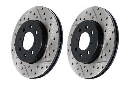 Performance Products® - Mercedes® Rear Rotor , Right, Drilled & Slotted, 2003-2016