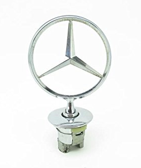 GENUINE MERCEDES - Mercedes® Stand-Up Hood Star Emblem, Silver, 2007-2019