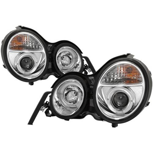 Performance Products® - Mercedes® Projector Beam Headlights, Halogen, E-Class, 1996-1999 (210)