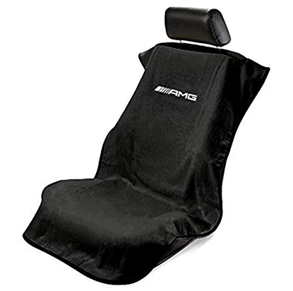 Performance Products® - Mercedes® Seat Towel, Black With Silver AMG Logo