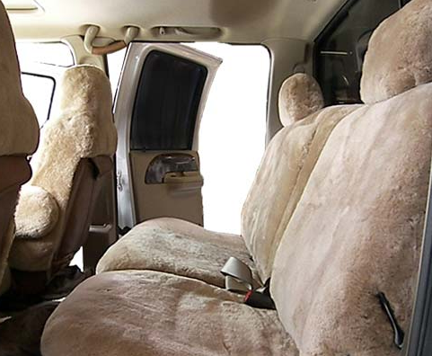Performance Products® - Mercedes® Sheepskin Rear Seat Covers