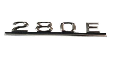 GENUINE MERCEDES - Mercedes® OEM "280E" Silver Emblem, 1977-1981 (123)