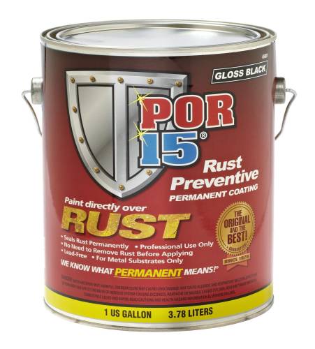 Performance Products® - POR-15® Rust Paint, Black, Gallon
