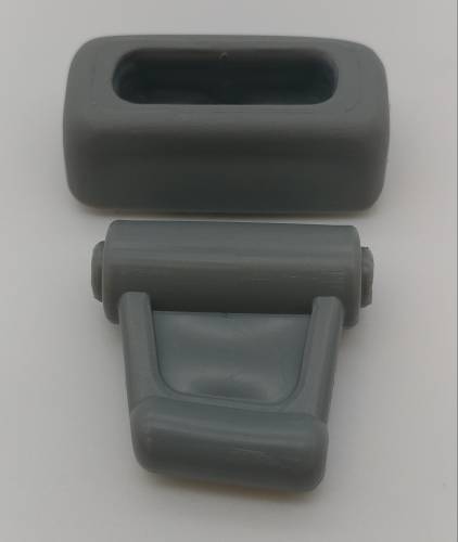 Performance Products - Mercedes® Sun Visor Clip Set, Gray, 1972-1989 (R107)