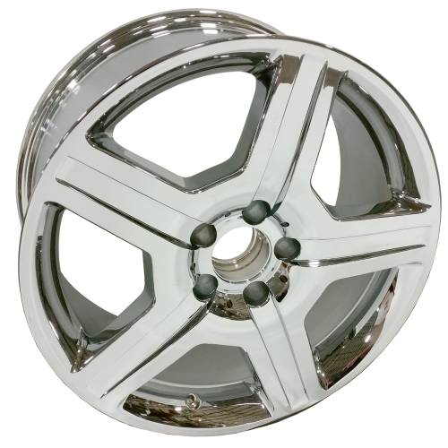 Performance Products® - Mercedes® Euromeister® Chrome Wheel, 18" X 8.5", Five-Spoke (35mm Offset)