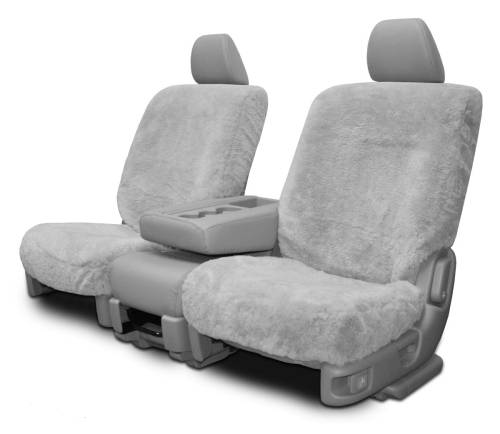 Performance Products 237541 Mercedes Sheepskin Front Seat Cover Without Headrest Pair Ppembzparts - Bucket Seat Covers Without Headrest