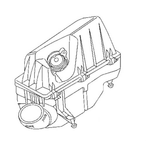 Performance Products® - Mercedes® Air Filter Assembly, 1998-1999 (210)