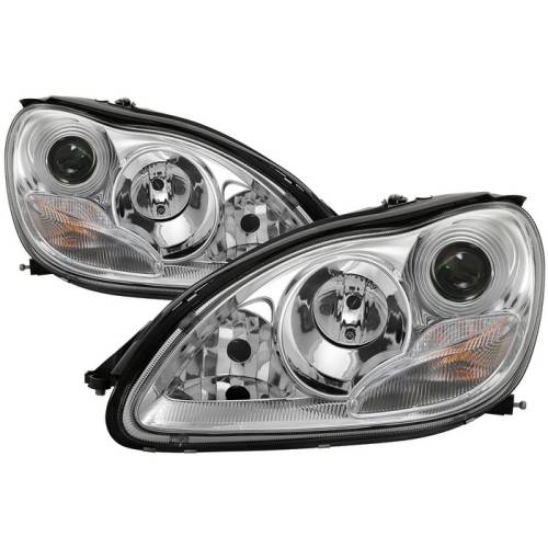 Performance Products® - Mercedes® Projector Headlight Assembly Set, Halogen, 2000-2006 (220)