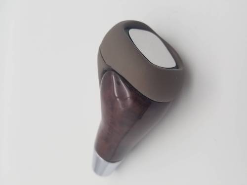 Performance Products® - Mercedes® Burlwood/Java Leather Shift Knob, S-Class, Emblem NOT Included, 1999-2006 (220)