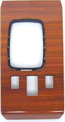 Performance Products® - Mercedes® Wood Shift Panel, 3-Hole Cutout, Zebrano, 1973-1974 (107)