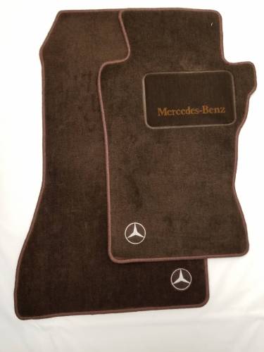 GENUINE MERCEDES - Mercedes® OEM Floor Mats, 4-Piece, Brown, 1990-1993 (124)