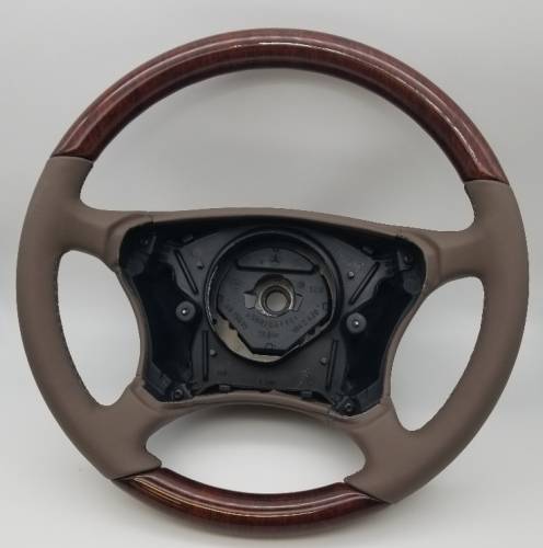 Performance Products® - Mercedes® Steering Wheel, Standard, Calyptus & Java Leather, S-Class, 2000-2006 (220)