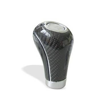 Performance Products® - Mercedes® Shift Knob, Black Carbon Fiber, Without Keyless-Go, 2006-2011 (219)
