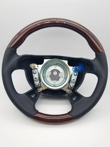 Performance Products® - Mercedes® Steering Wheel, Burlwood & Anthracite Leather, SLK Ergonomic, 1998-2004 (170)