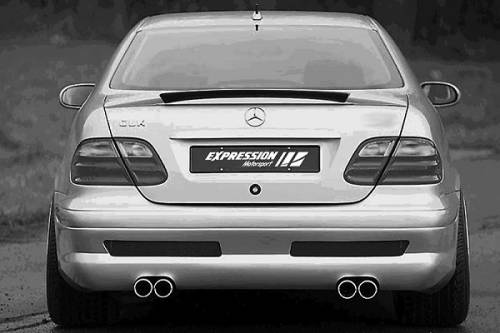 Performance Products® - Mercedes® Expression DTM Rear Bumper,With Single Exhaust, 1998-2003 (208)