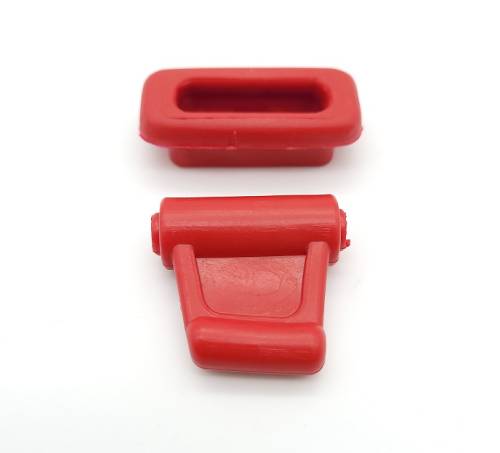 Performance Products - Mercedes® Sun Visor Clip Set, Red, 1972-1989 (107)