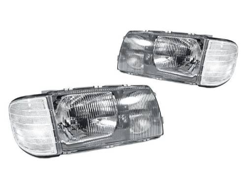 Performance Products® - Mercedes® Headlight Set, European, Sedan Only, 1981-1991 (126)