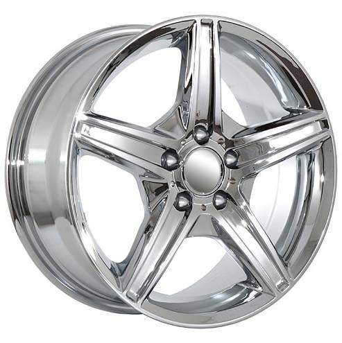 Performance Products® - Mercedes® Replica Chrome Wheel, 19 Inch Staggered Set