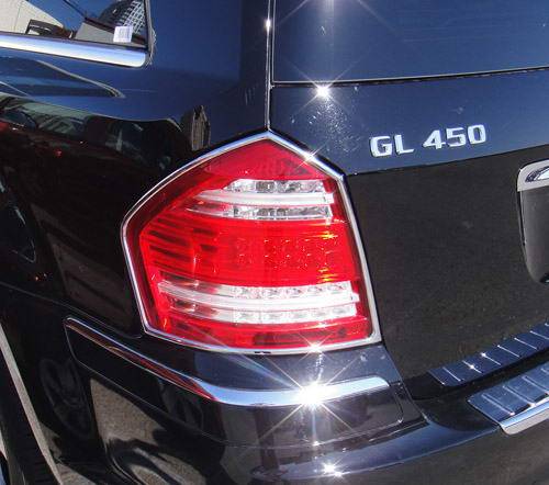 Performance Products® - Mercedes® Tail Light Ring Set, GL, Chrome, 2007-2012 (164)