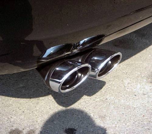 Performance Products® - Mercedes® Dual Exhaust Tips, Chrome, 2003-2005 (211)