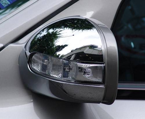 Performance Products® - Mercedes® Mirror Covers, Chrome, With Hole, 2003-2005 (211)