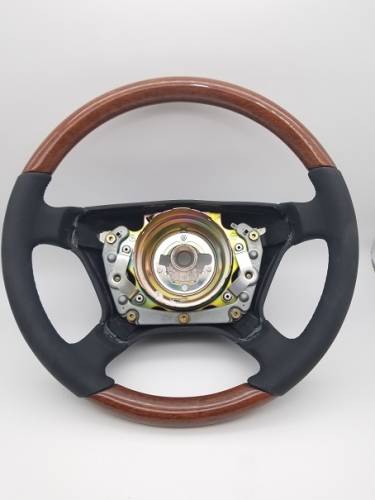 Performance Products® - Mercedes® Steering Wheel, Classic Style, Calyptus & Black Leather, S320, 1997-1999 (140)