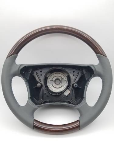 Performance Products® - Mercedes® Steering Wheel, Classic Style, Burlwood & Ash Leather, 1999-2003