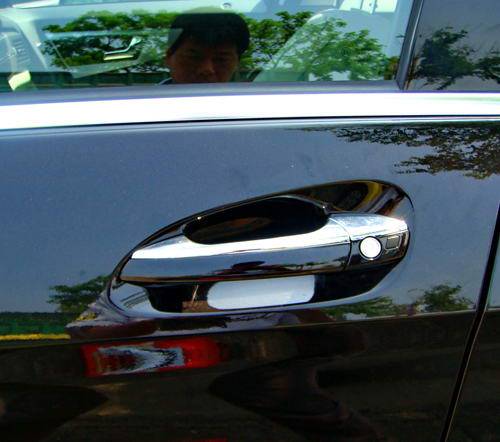 Performance Products® - Mercedes® Door Handle Top Edge Covers, Chrome, GLK, 2013-2015 (204)