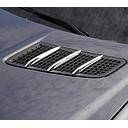 Performance Products® - Mercedes® Hood Vent Fins, Chrome, 2012-2020 (172)