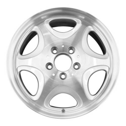 Performance Products® - Mercedes® Replica Wheel, 16 X 7.5, Machined w/Silver, 1992-1999