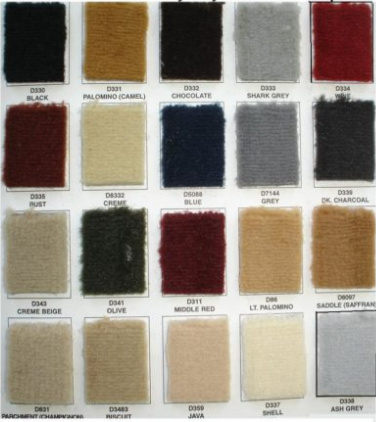 Performance Products® - Mercedes® Interior Carpet Kit, 380/500/560SEC Coupe, Velour, 1981-1991 (126)
