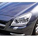Performance Products® - Mercedes® Headlight Trim Rings, Chrome, 2012-2020 (R172)