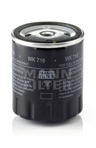 MANN+HUMMEL - Mercedes® Fuel Filter, Spin-on Type, 1975-1985 (123/126)