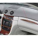 Performance Products® - Mercedes® Glove Box Handle, Wood/Chrome, 2003-2009 (209)