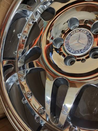 Performance Products® - Mercedes® Chrome Wheel, 20" x 9.5", Split Six-Spoke