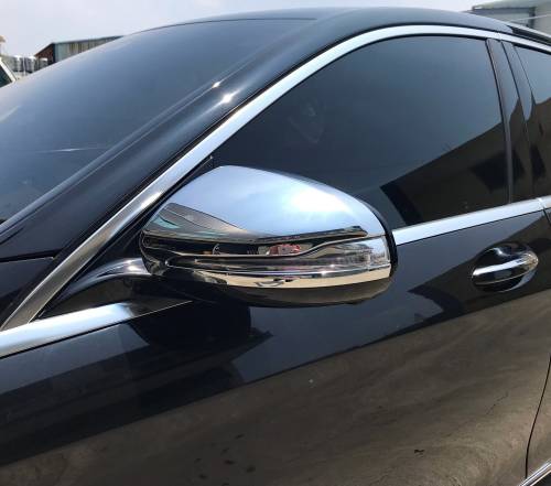 Performance Products® - Mercedes® Mirror Covers, Chrome, 2014-2017 (222)