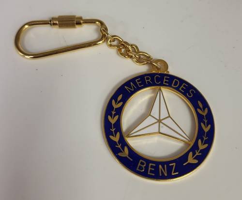 Performance Products® - Mercedes® Brass Look Key Ring