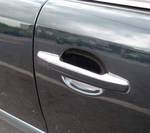 Performance Products® - Mercedes® Door Handle Top Edge Covers, Chrome, 4-Door, ML Series, 1998-2005 (163)