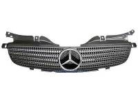 GENUINE MERCEDES - Mercedes® OEM Chrome Sport Grille, Star NOT Included, 1998-2004 (170)