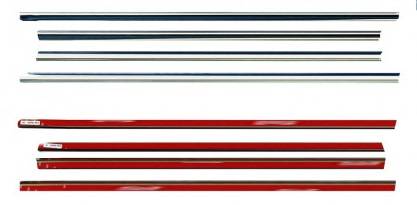 Performance Products® - Mercedes® Window Sill Trim Set, E-Class, 4-Piece, Stainless Steel, 1995-2002 (210)