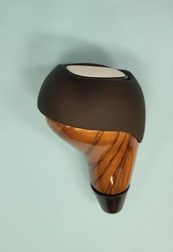 Performance Products® - Mercedes® Shift Knob, Zebrano Wood & Black Leather, 1992-1998 (140/220)