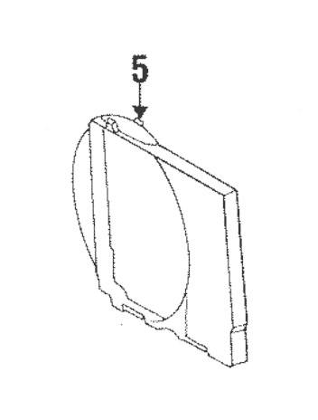 GENUINE MERCEDES - Mercedes® Fan Shroud, 1992-1995 (140)