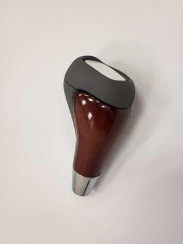 Performance Products® - Mercedes® Shift Knob Kit, Eucalyptus & Ash Leather,Star Emblem, 2000-2002 (220)